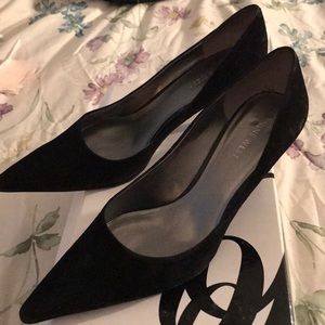 Nine West Black Suede Pumps